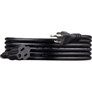 Extension Cord, 10 Ft, 3 Prong Outlet Extender, Indoor Extension Cord, 13